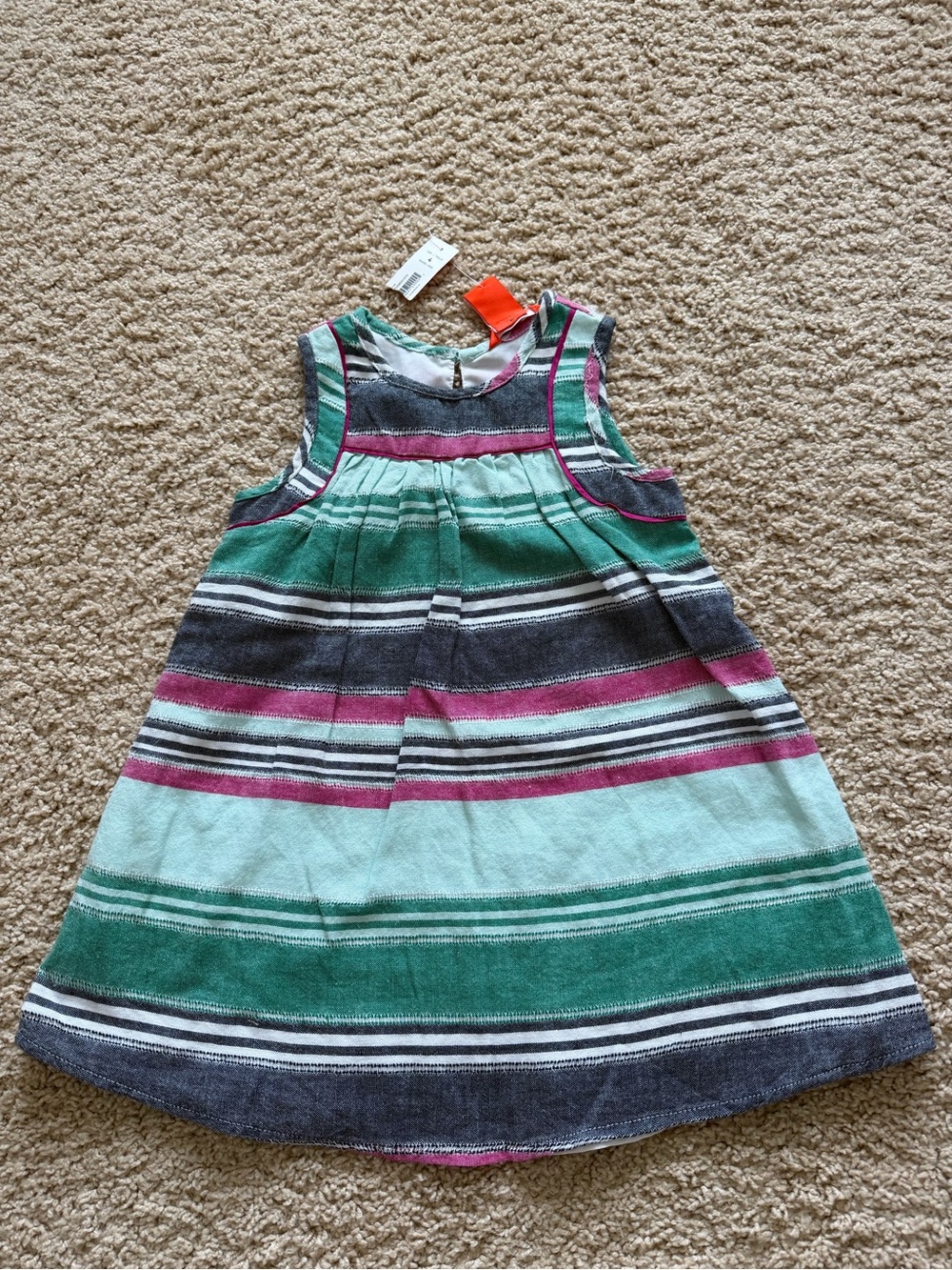 Striped Sleeveless Dress
